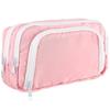 Front Window Stationery Box New Student Pencil Case Ins Large Capacity Simple Girl Cosmetic Bag Storage Bag Pencil Case
