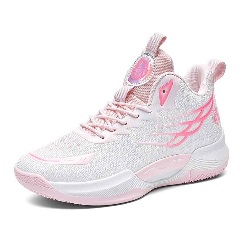 Youth Basketball Shoes High Top Outdoor Court Sneakers Boys Girls Teens Mesh Upper Rubber Sole