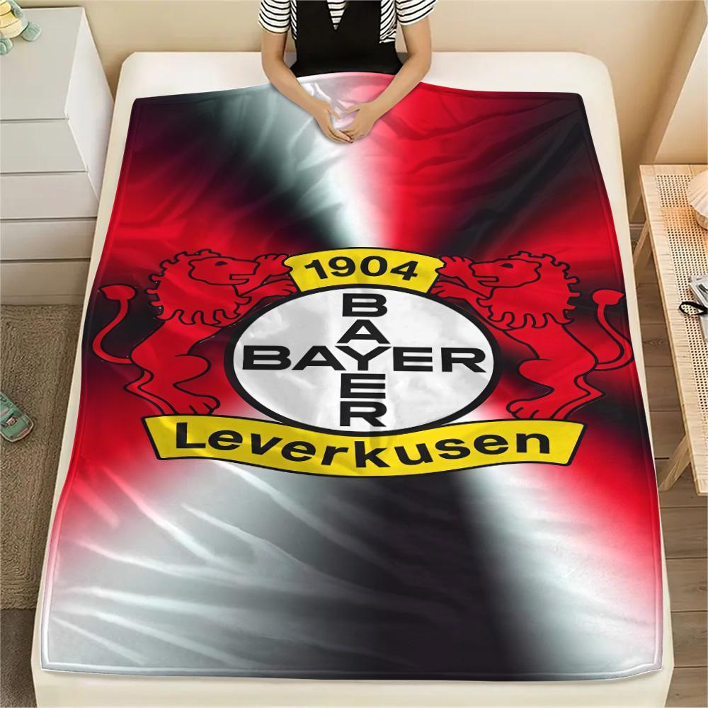 Bayer 04 Leverkusen logo Print FlAannel Blanket, High quality Comfortable for All Seasons, Home Decor, Warmth and Comfort