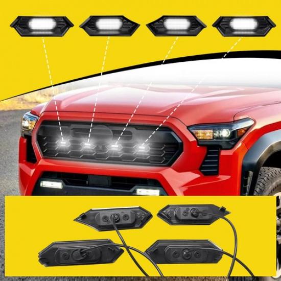 LED Grille Light For 2024 2025 Toyota Tacoma TR D Off Road/Sport Accessories