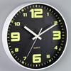 12-Inch Silent Luminous Quartz Wall Clock - Plastic, Creative Design, Popular Item