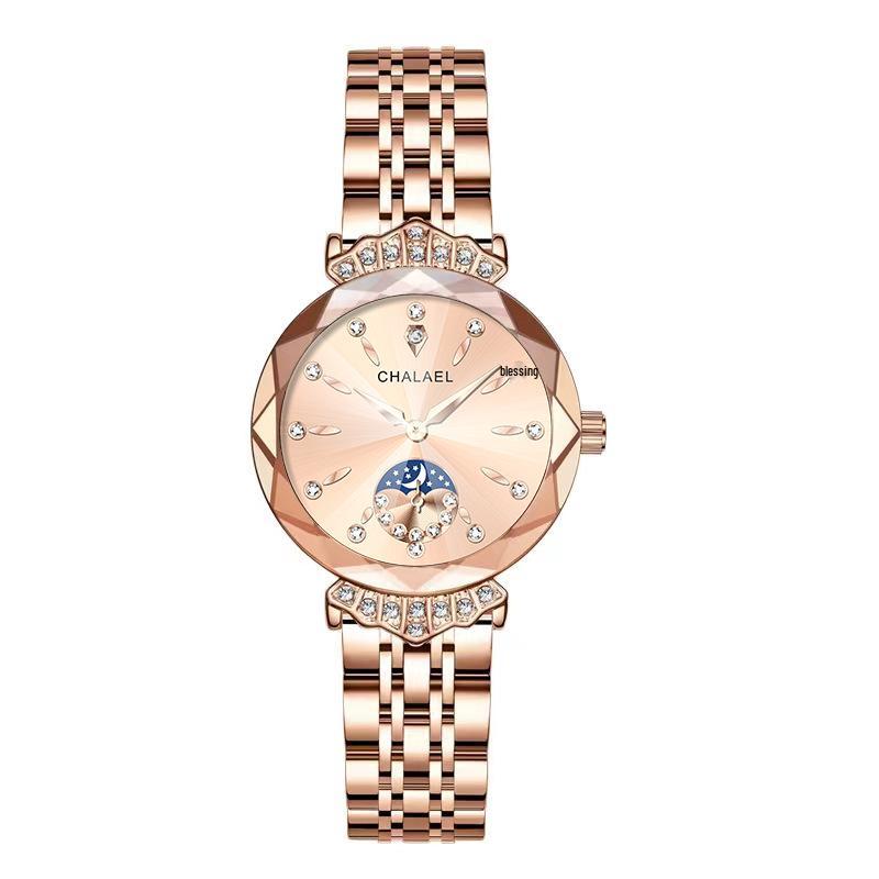 

Crown Ladies Star Moon Waterproof Watch – Elegant, Versatile Student Timepiece