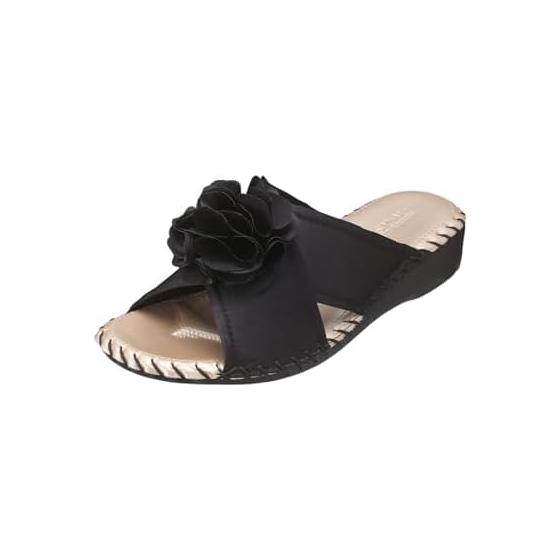 [Pansy] 9473 Indoor Shoes, Women s Slippers, Satin Fabric