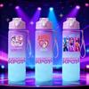 Demon Hunters Water Bottle Straw Leak Proof Locking Flip Cover Portable Fitness Drink Fans Gifts 750ML KPOP with Kid Friendly Entertaining Fun Play