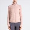 Leichte nahtlose Damen-Laufjacke aus weißer Gänsedaune