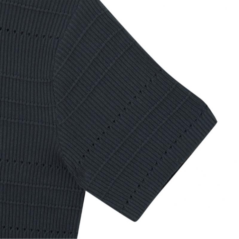 Kangol Crocheted Shirt Charcoal 1903