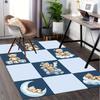 Teddy Bear Chair Mat Office Carpet for Kids Room Decor, Large Rug for Living Room, Sofa Carpet, Gift Idea for Boys and Girls