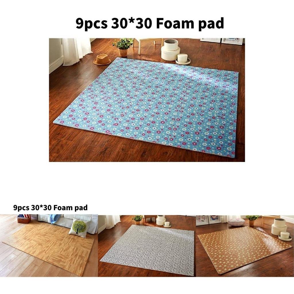 Minde Garden Sunflower Design Foam Puzzle Mat For Nursery And Living Room Safety