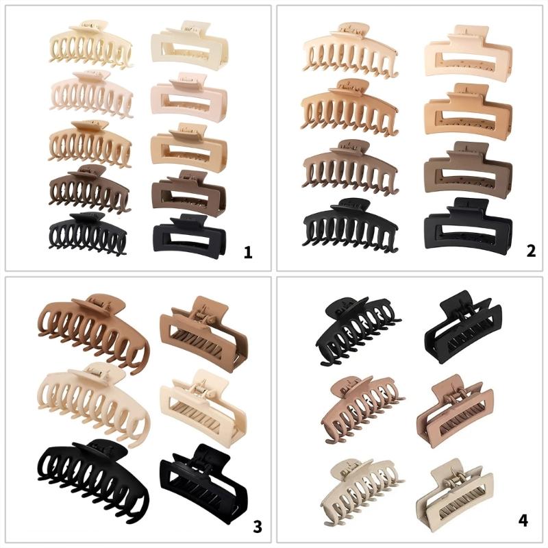 Large Hair Clip Set For Acrylic Barrettes Slip Hair Accessories For Women