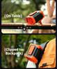 High-speed Waist Fan Outdoor Fan Portable Waist Hanging Neck Strong Dual Air Vents Fans for Travel Sports Courier Outdoor Work