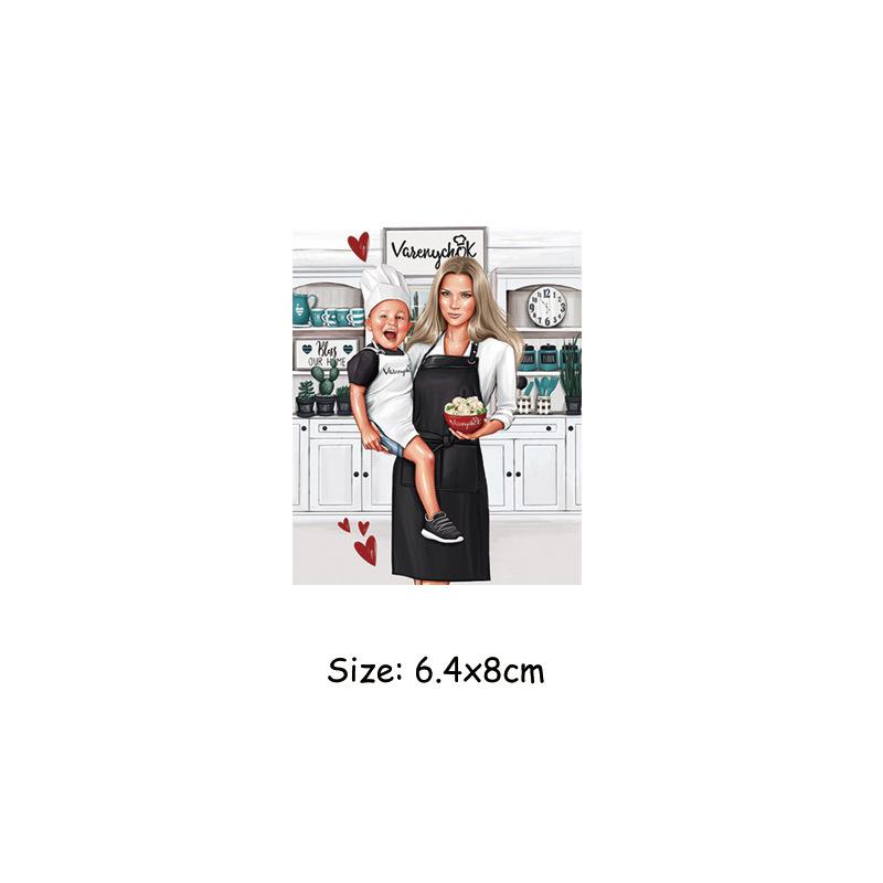 

Наклейки для детей, толстовки с термопрессом для мамы и мальчика, топы, моющиеся виниловые нашивки уровня «сделай сам», в стиле панк, утюг от бытовых утюгов