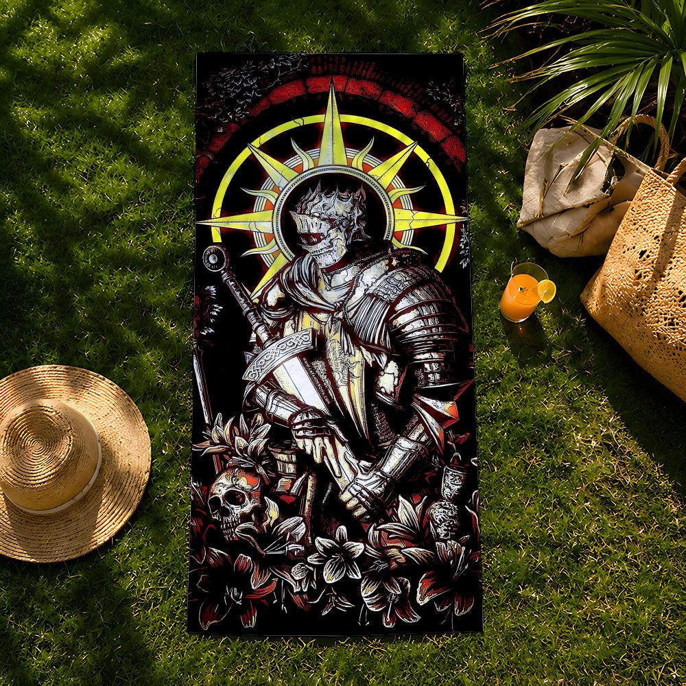 Game D-Dark S-Souls Towel Beach Towel, Quick Drying Absorbent Bath Towel For Swim,Gym,Camping,Outdoor Hot