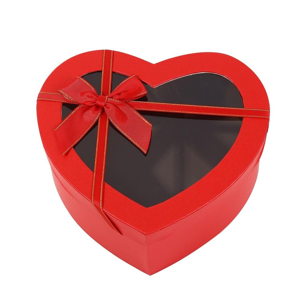Bowknot Packaging Paper Box Heart-shaped Gift Storage Container New Gift Box  Birthday