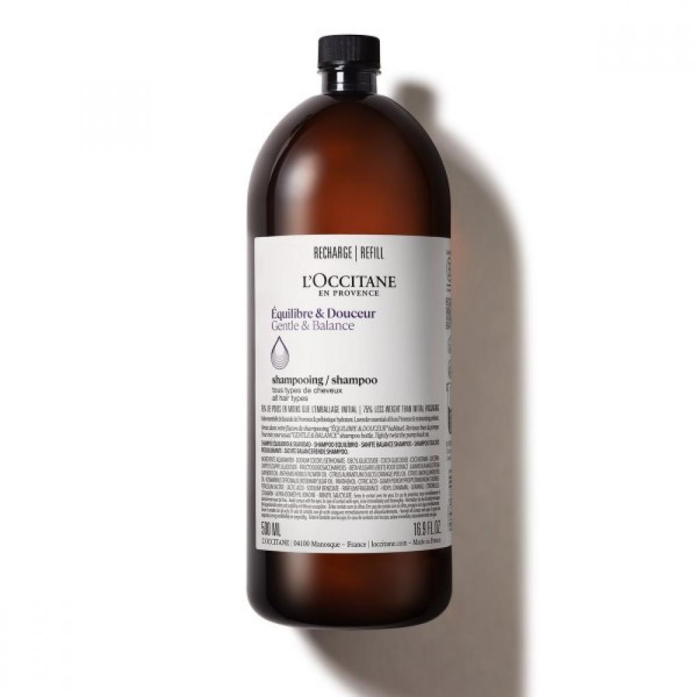 L Occitane gentLe   baLance Shampoo refiLL 500mL Single option