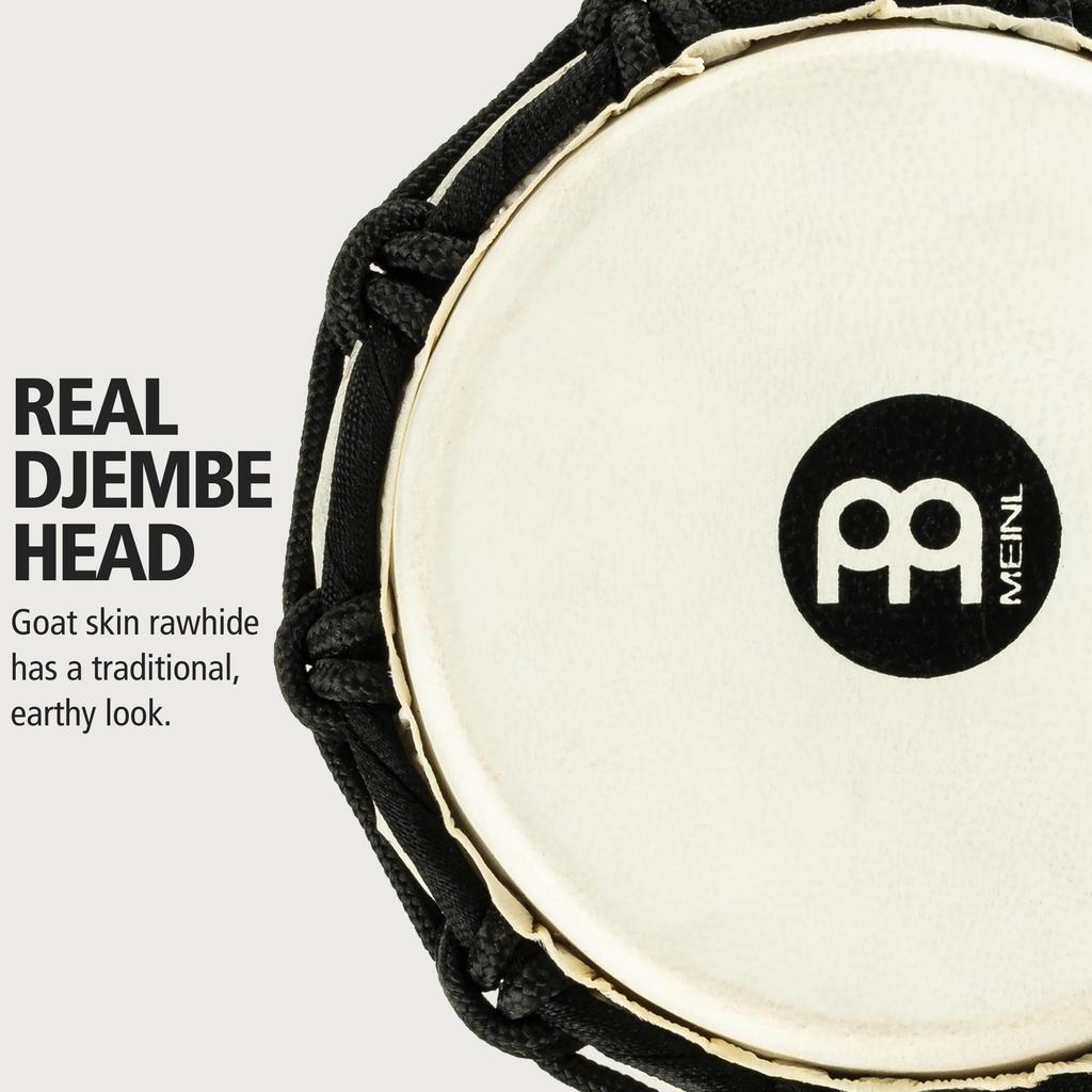 MEINL Percussion African Style Mini Djembe HDJ7-XXS Gecko Design
