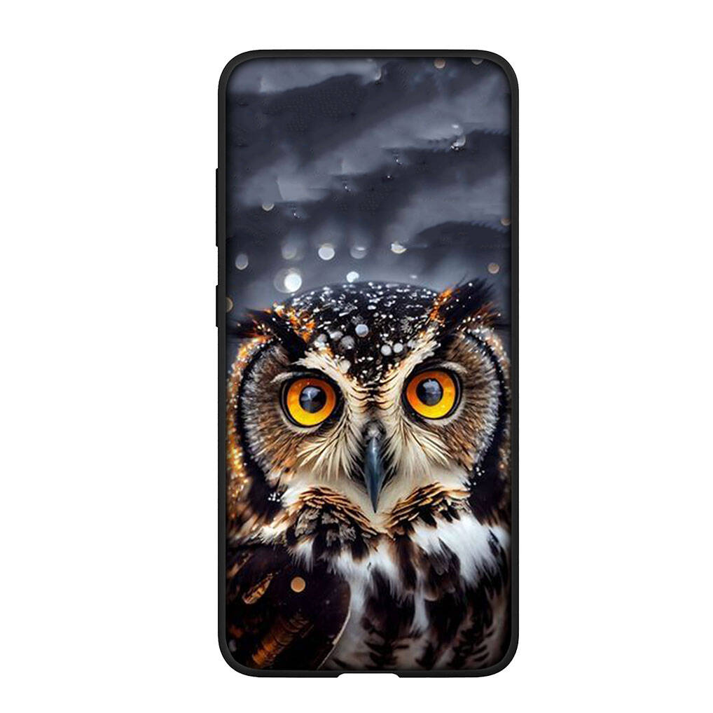for iPhone 17 16 15 Xiaomi Poco F7 F8 X7 X6 F5 C85 C75 C71 M8 Redmi Note 14 13 12 11 Pro Max 14C 13C 15C A3 A4 Phone Case Cartoon Bird Owl Cover