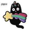 Long-lasting Brooch Black Cat Themed Brooch, Anti-Rust Lightweight Lapel Pin, Cartoon Jewelry Accessories for Clothing Bag Decoration Party