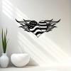 Patriotic American Flag Metal Wall Art Rustproof Iron Decor for Living Room Office Gift