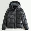 Export Cattle Goods Tail Order OEM Goods Thickened Hooded Warm Loose Men Tail Order Cattle Goods Multi-Pocket Down Jacket Trendy Men