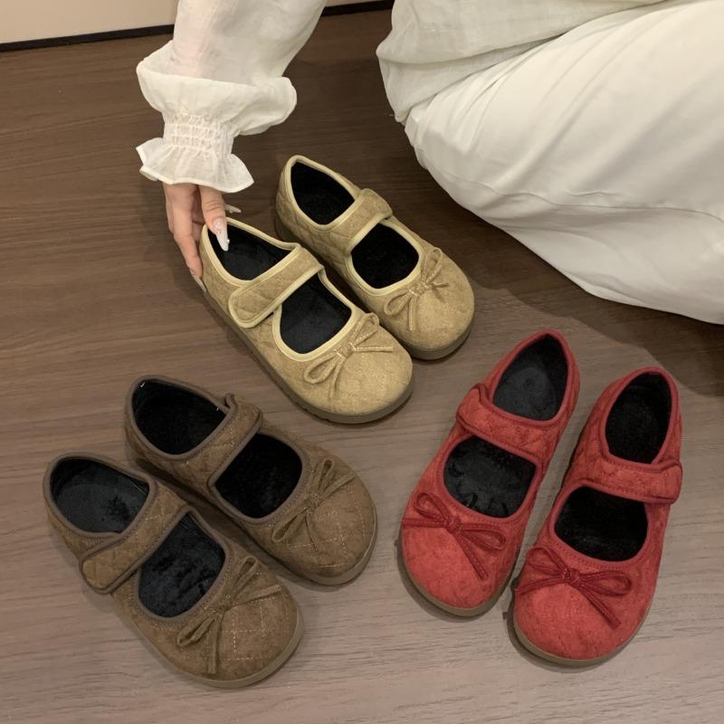 Bow Buckle Flats for Women 2025 Heightened Shoes