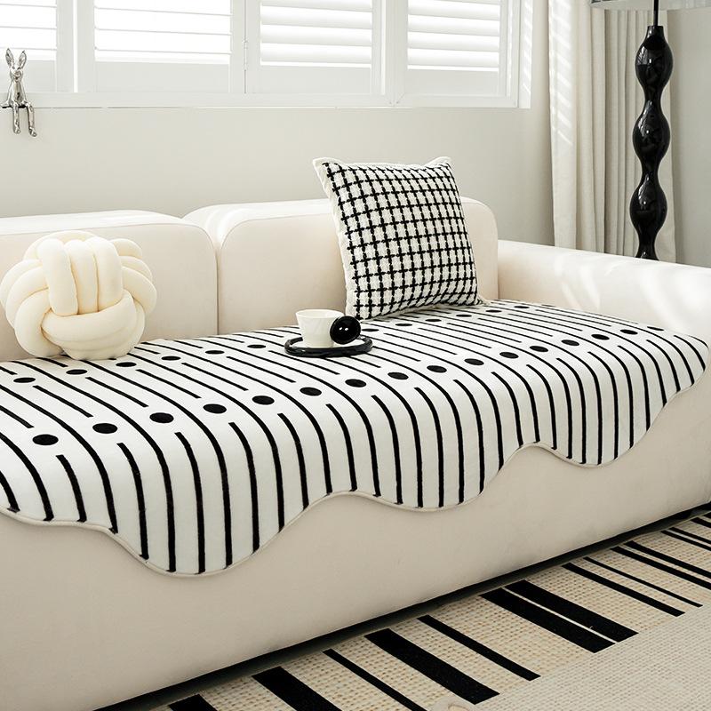 

Европейский стиль в современном стиле с имитацией кроличьего меха Four Seasons Универсальная диванная подушка специальной формы Универсальная нескользящая подушка для гостиной 90*90cm