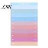 Planning Stationery Set Gradient Checklist Sticky Notepad, Self-stick To-do List Pads, Macaron Color School Supplies for Students Tearable Planner