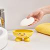 Soap Dish With Drain Duck Shape Soap Box Drain Soap Holder Bathroom Shower