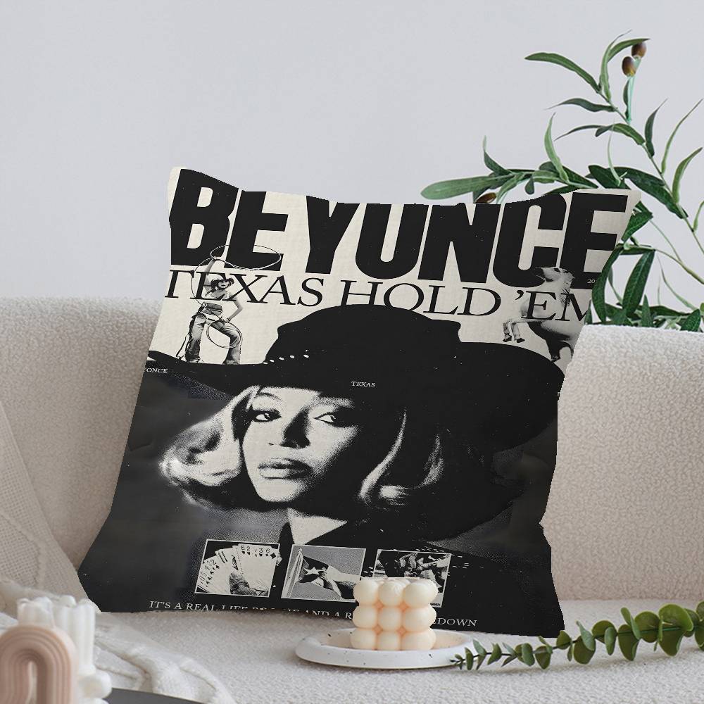 B-Beyonce Cowboy Carter Singer Maple Design Cushion Cover Happy Autumn Harvest decor Holiday Decorati Pillow Cover