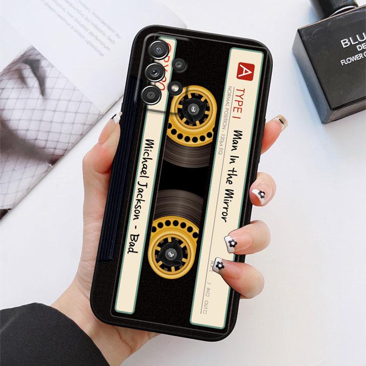 Cassette Music Tapes Circuit Board Camera Case For Samsung Galaxy S24 FE S25 Ultra A05 A06 A12 A13 A16 A26 A35 A36 A56 A55 Cover