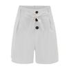 Women's High-waisted Bow Belt Slim Shorts Beach Shorts