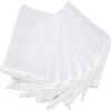 10PCS White Filter Media Bags Zipper Closure Fish Tank Bags Durable Aquarium Media Bags