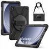 Armor Case with Handle and Strap for Samsung Galaxy Tab A9 Plus 11 (Black)
