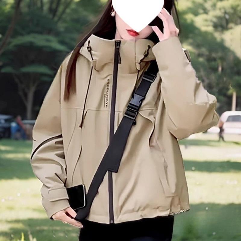 Women's European Casual Hooded Windbreaker Baseball Jacket - Autumn Fashion