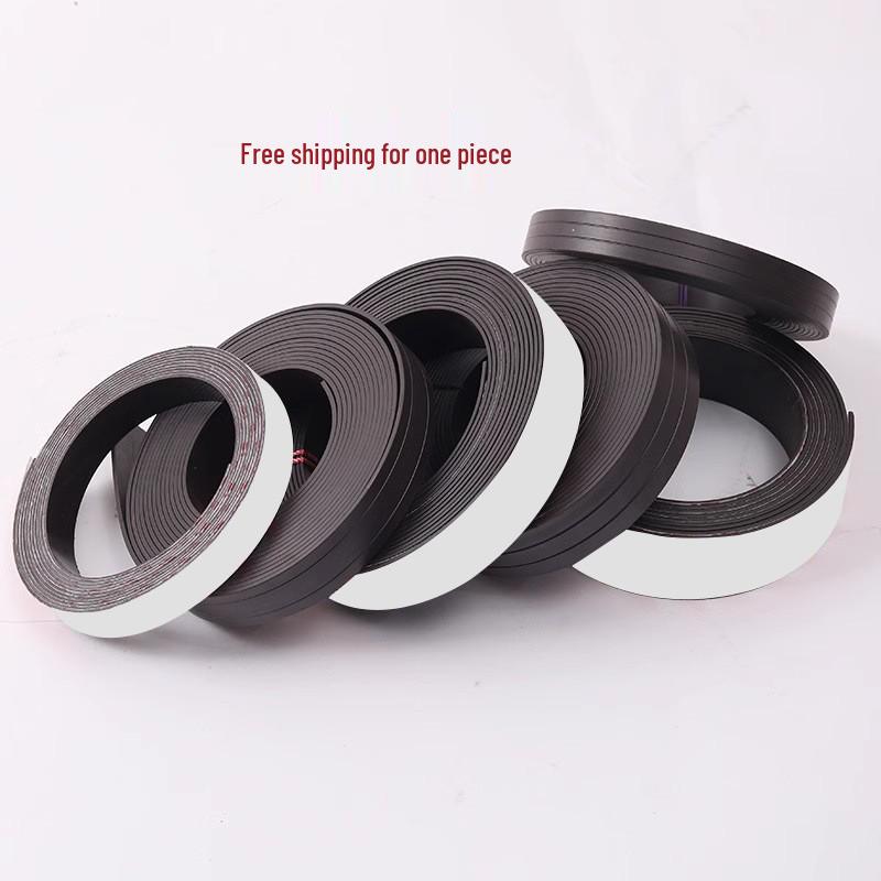 Double-Sided Adhesive Magnetic Strip for Fridge, Car Door, Window Curtain – Strong, Flexible, and Cuttable
