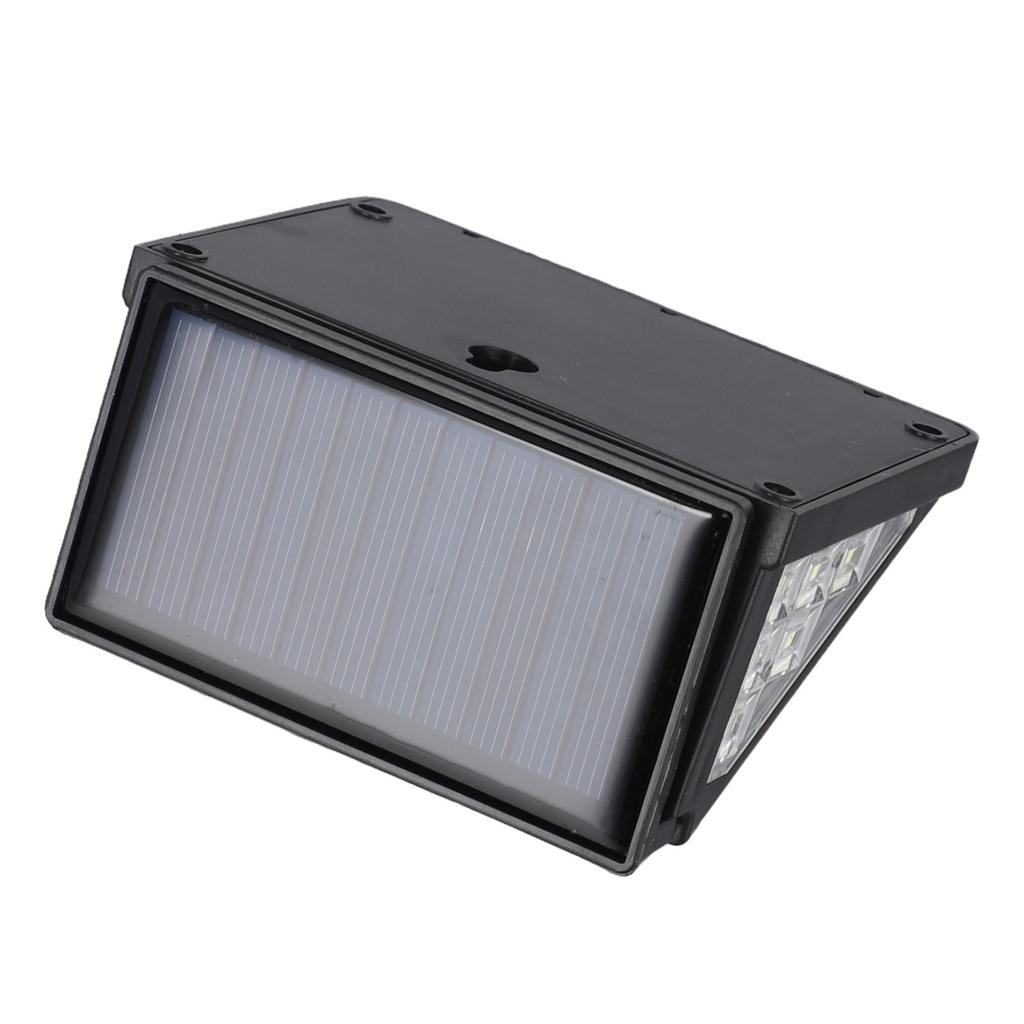 Luces solares para exteriores, 176 LED, con sensor de movimiento, IP65, impermeables, 3 modos, lámpara de pared para porche y patio.