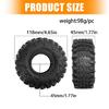 Remote Control Car Beadlock Wheels for 1/10 Scale Remote Control Car for Vehicles Crawlers Enthusiasts