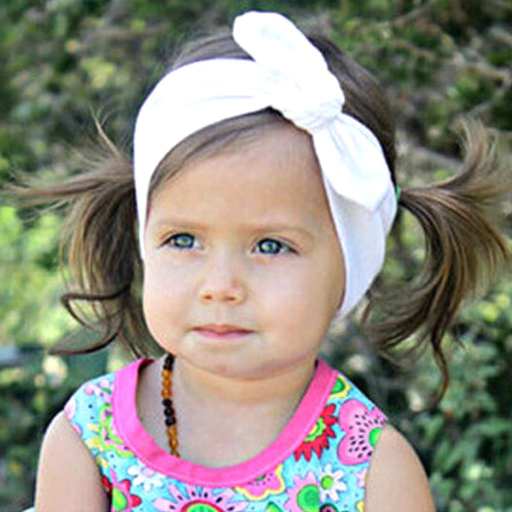 Baby Bow Headband for Boys Girl Breathable Cotton Bowknot Hair Bands Toddler Elastic Headdress Universal Turban Hairband