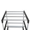 6 Tier Shoe Rack Storage Solution Stackable Metal Pipes Plastic Connectors Organize Shoes Entryway Closet Garage 8 Pairs Durable
