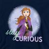 Frozen Childrens/Kids Stay Curious Anna Pullover Hoodie