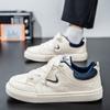 Men's shoes summer new mesh breathable niche versatile board shoes sports and leisure heightening soft sole small white tide shoes