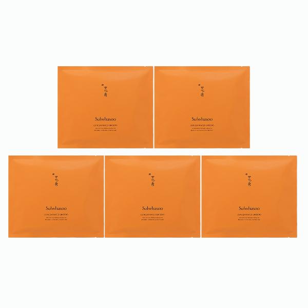 Sulwhasoo Concentrated Ginseng Renewing Creamy Mask (1 Box / 5 Sheets, 25g each) (2 Options)