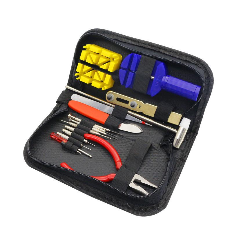 DIY Watch Repair Tool Kit for Enthusiasts Durable Case Opener Band Link Remover Screwdriver Spring Bar for Custom Adjustment