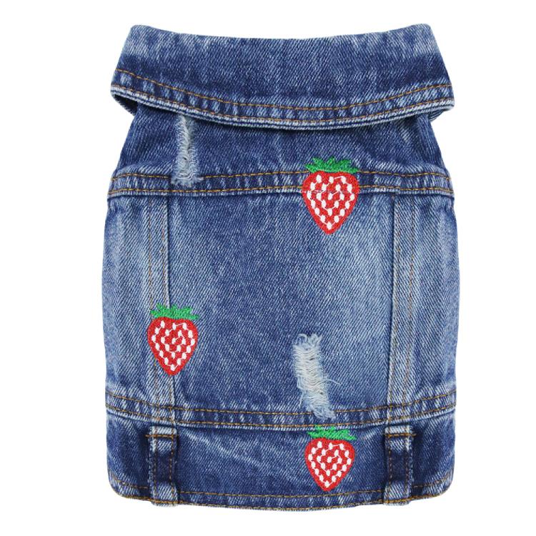 

Модний одяг для домашніх собак, куртка з підкладкою, куртка для домашніх тварин, денім, підходить для маленьких собак XXL