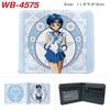 Sailor Moon Coin Purse Full Color Print Short Card Holder Anime Wallet for Men Women 1pcs