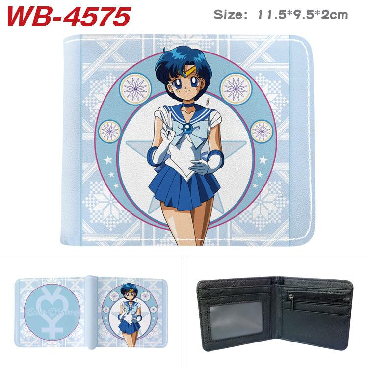Sailor Moon Coin Purse Full Color Print Short Card Holder Anime Wallet for Men Women 1pcs