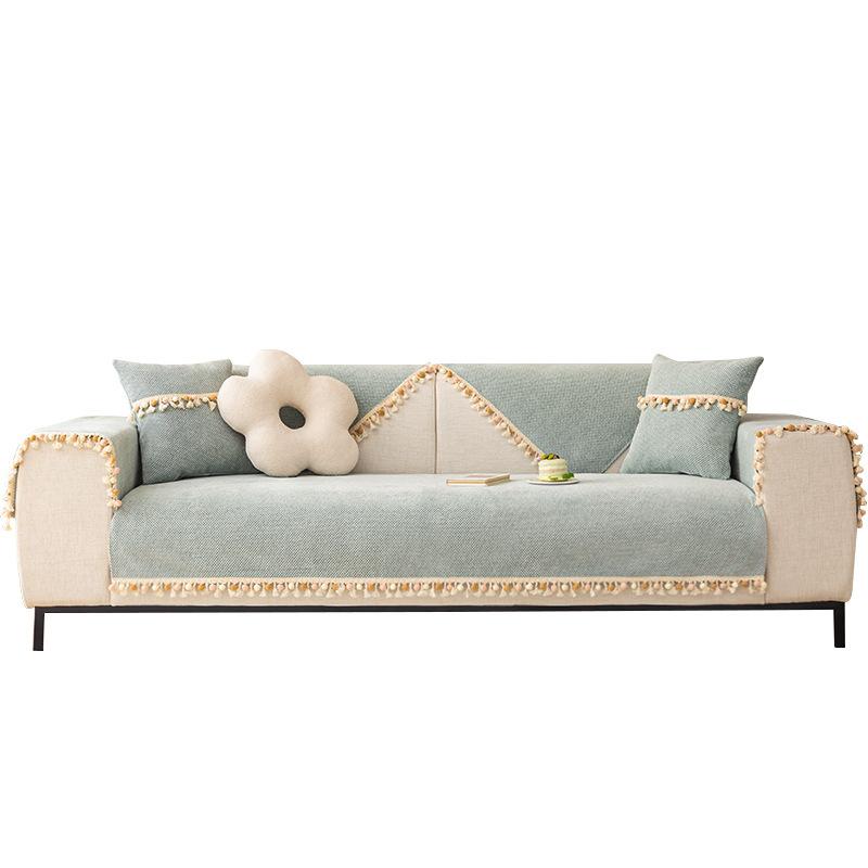 Chenille Non-Slip Sofa Cushion Anti-Scratching Sofa Cover Modern Minimalist Cover Towel