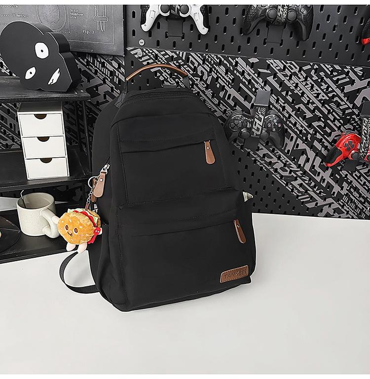 School Bag Retro Fashion Shoulder Bag Leisure Travel Versatile Couple Backpack Girl Student Computer School Bag