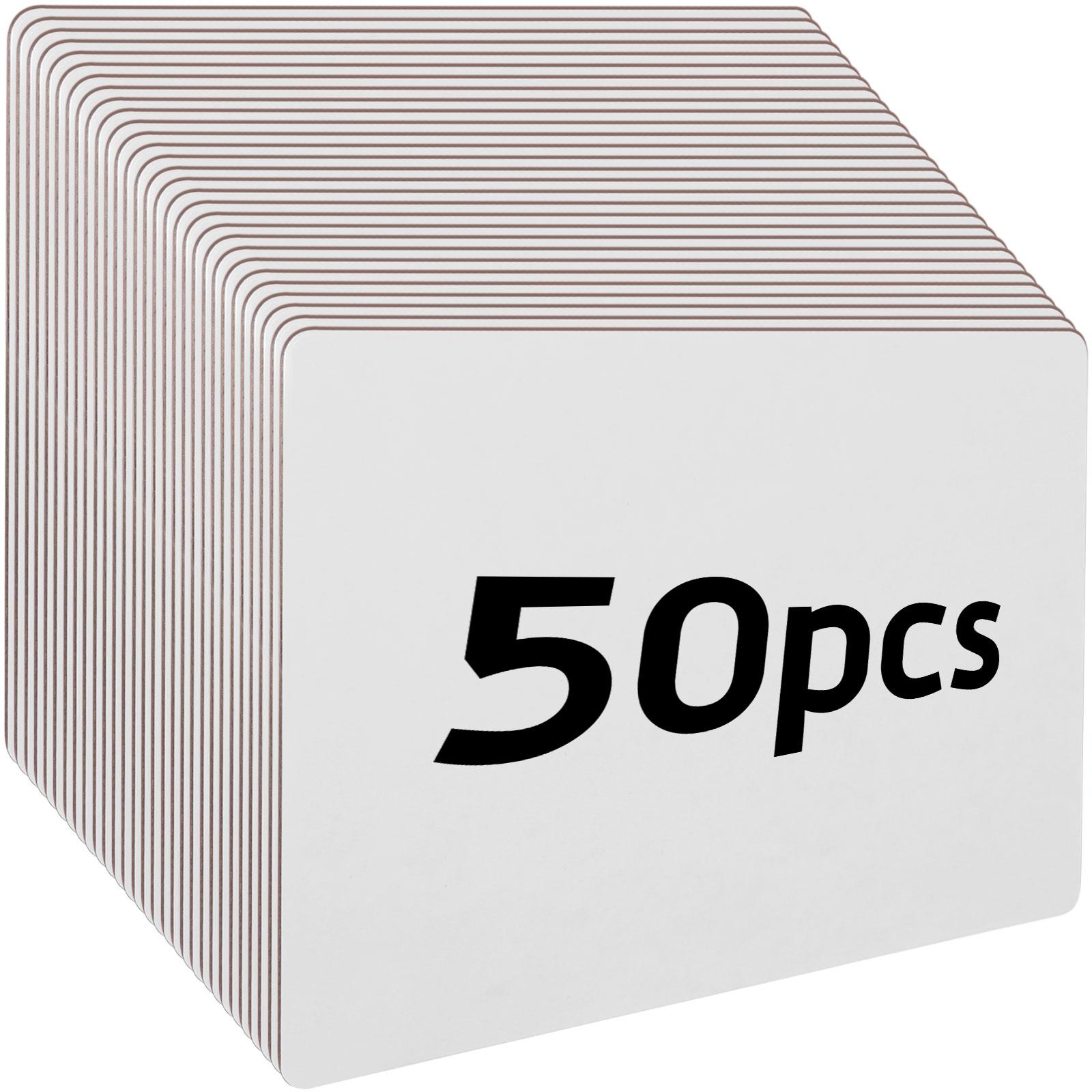 

50 Pcs Dry Erase Boards Small White Board 9 X 6 Double Sided White Board For Kids And Teachers Mini White Boards For Students 1