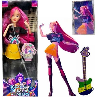 NEW Anime KPop Demon Hunters Doll Vinyl Toy Rumi Mira Zoi Character Vinyl Mask Figurine Birthday Gift Fan Club Gifts