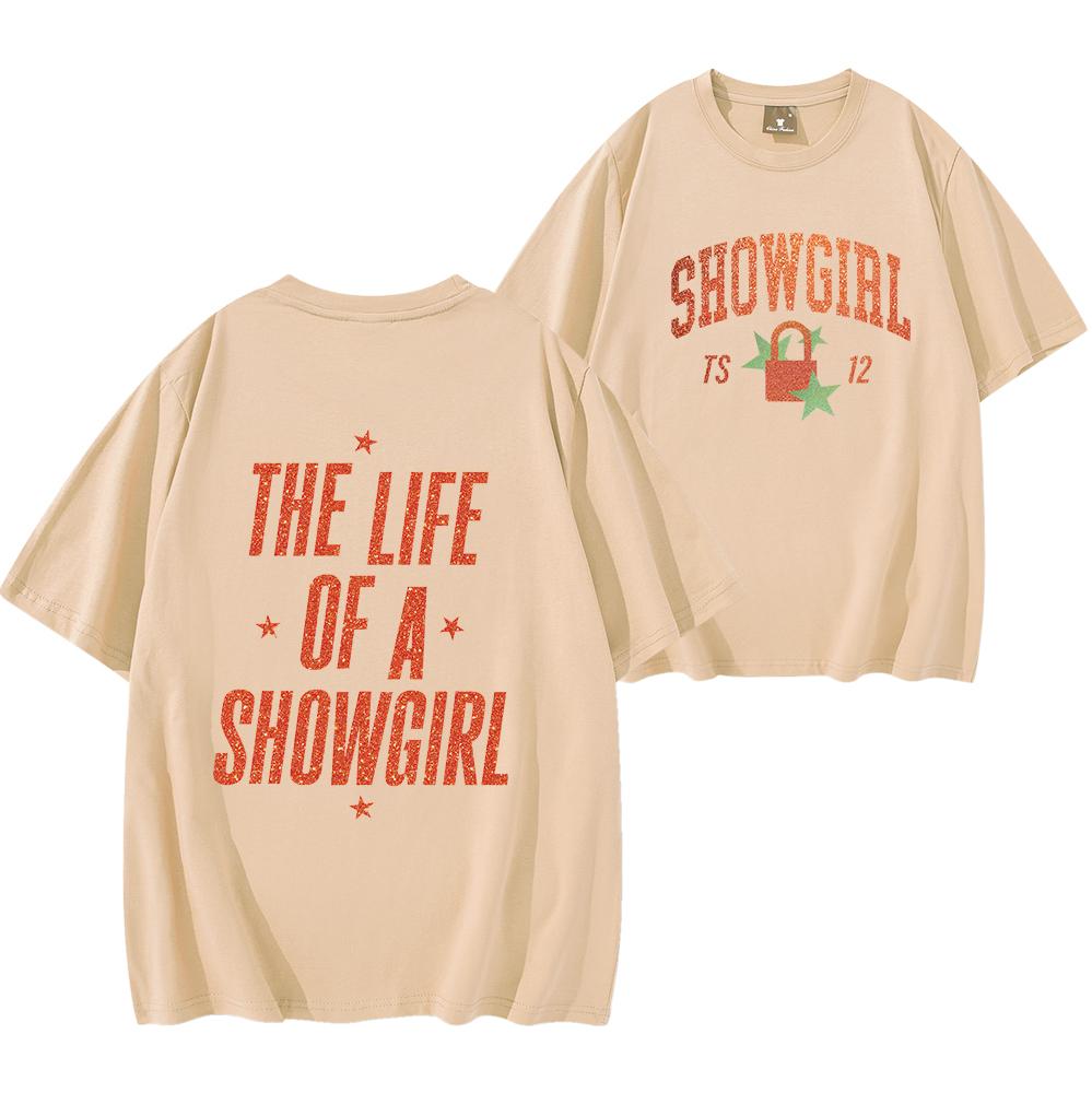 Showgirls Life T Shirt In My Showgirl Era T-Shirt New Album 2025 Shirt Country Music Fan Gift Men Women Streetwear Hip Hop Tops